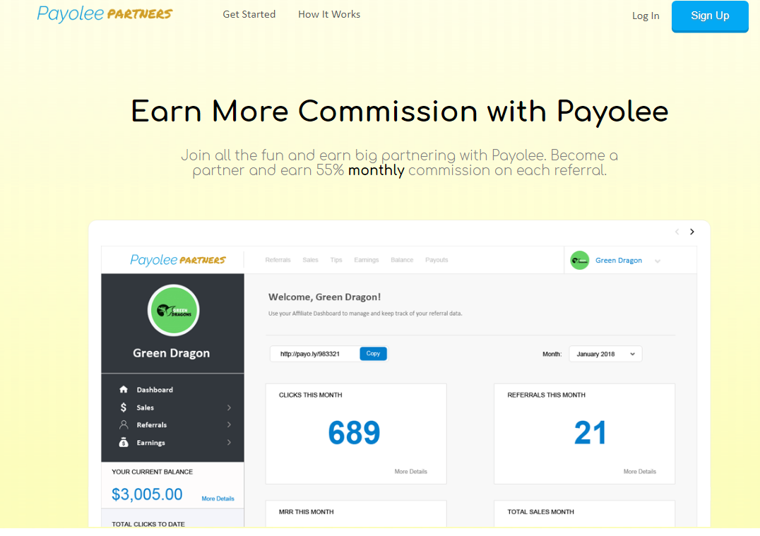 Image result for payolee partners affiliate program